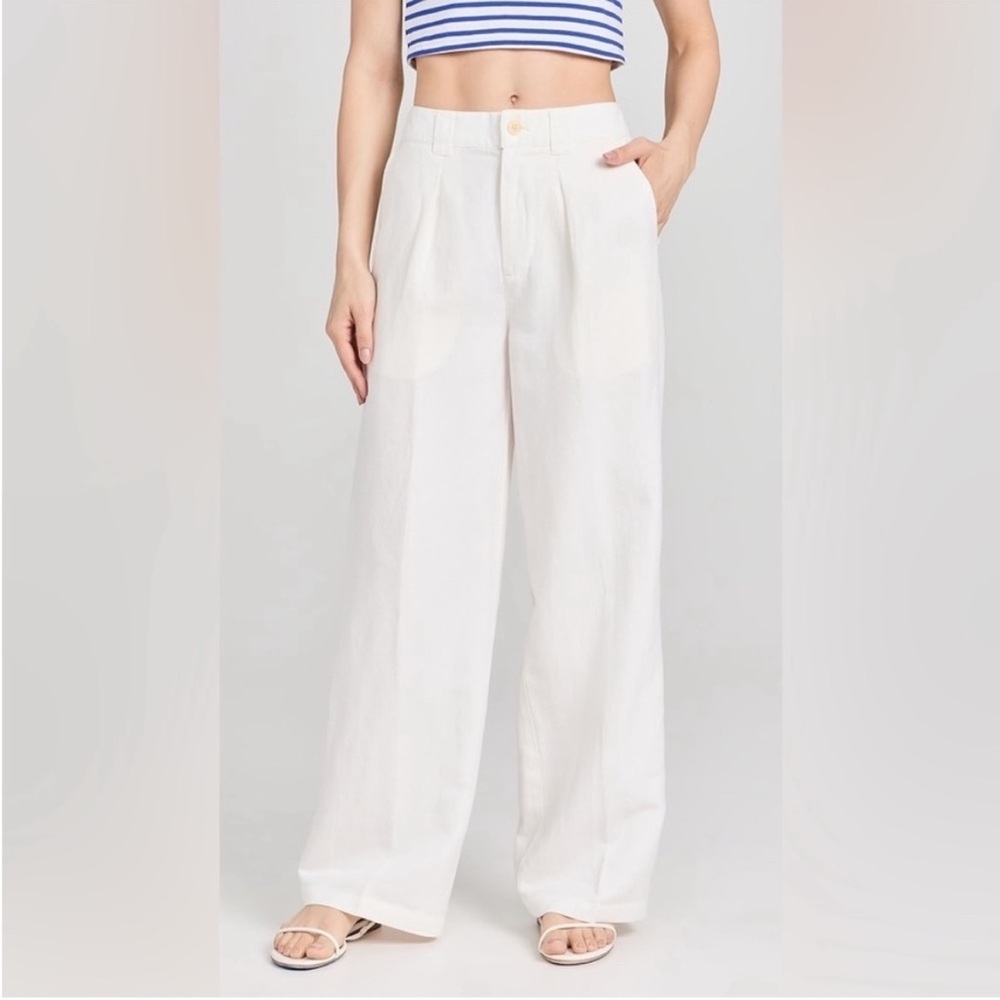 Alex Mill White Wide-Leg Pants NWT